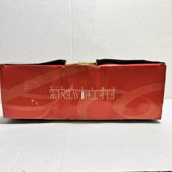 Fifth Avenue Crystal Poinsettia Set Of 3 Votive Candle Holders 4.5" Holiday Xmas - Picture 9 of 12